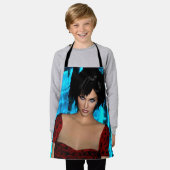 The World Behind the Eyes apron Schort (Gedragen)