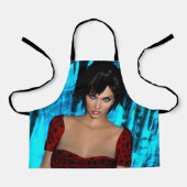 The World Behind the Eyes apron Schort (Voorkant)