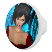 The World Behind the Eyes ceramic knob Keramische Knop (Rechts)