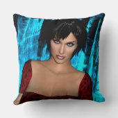 The World Behind the Eyes cushion Kussen (Achterkant)