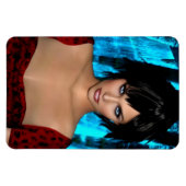 The World Behind the Eyes flexible photo magnet Magneet (Horizontaal)