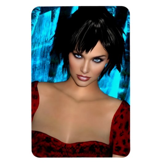 The World Behind the Eyes flexible photo magnet Magneet (Verticaal)