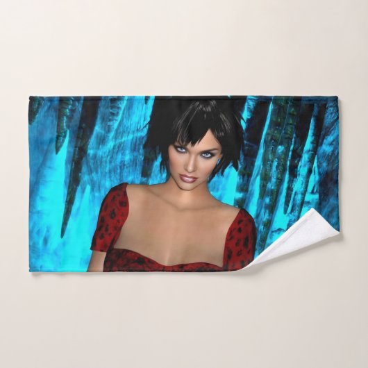 The World Behind the Eyes hand towel Handdoek (Handdoek)