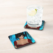 The World Behind the Eyes hard plastic coasters Bier Onderzetter (Rechterzijde)
