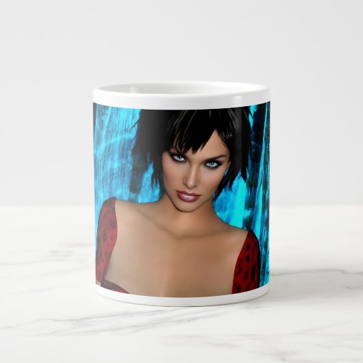 The World Behind the Eyes specialty mug Grote Koffiekop (Voorkant)