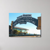 The World Famous Santa Monica Pier Sign