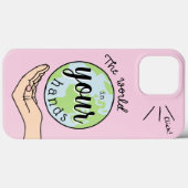 the world in your hands Case-Mate iPhone Hülle Case (Achterkant (horizontaal))