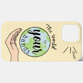 the world in your hands Case-Mate iPhone Hülle Case (Achterkant (horizontaal))