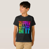 The World Is Better With You In It Mental Health A T-shirt (Voorkant volledig)