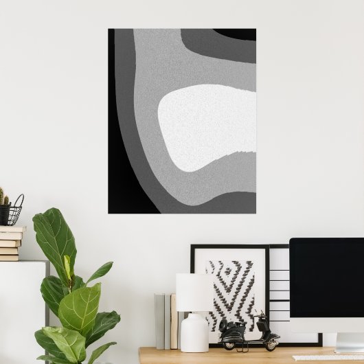 The World Is Grey Poster (Thuiskantoor)