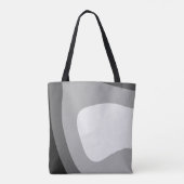 The World Is Grey Tote Bag (Achterkant)