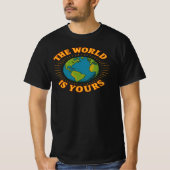 The World Is Yours Globe Graphic T-shirt (Voorkant)