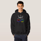 The World Needs All Kinds Of Minds Autism Neurodiv Hoodie (Voorkant volledig)