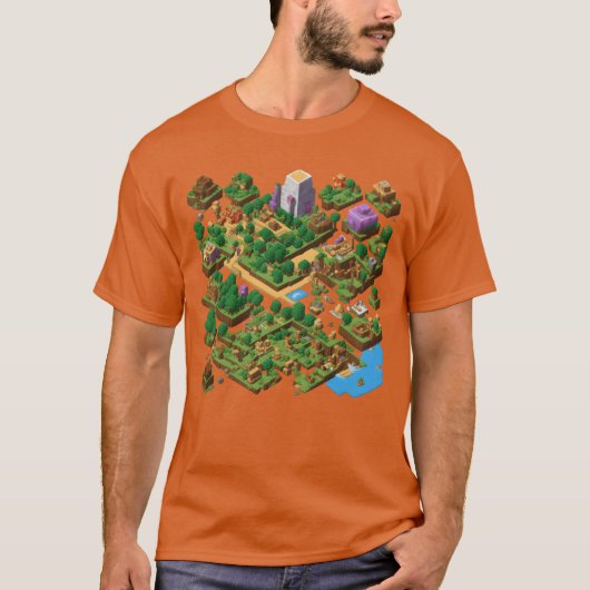 The world of classic video games boy funny t-shirt (Voorkant)
