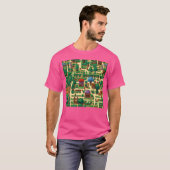 The world of classic video games family funny t-shirt (Voorkant volledig)