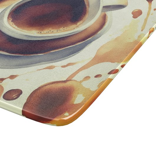 The world of coffee snijplank (Hoek)