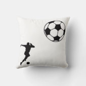 The World of Football Throw Pillow Kussen (Achterkant)