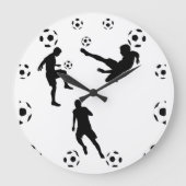 The World of Football Wall Clock Grote Klok (Voorkant)
