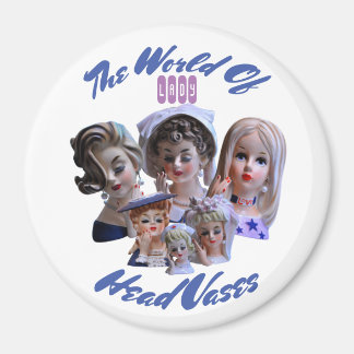 The World of Lady Head Vases Magneet