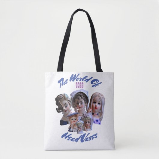 The World of Lady Head Vases Tote Bag (Voorkant)