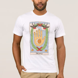 The World tarot card modern Major Arcana T-shirt