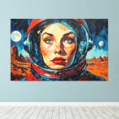 THE WORLD WE DISCOVERED 22 CANVAS AFDRUK (Insitu (Houten vloer))