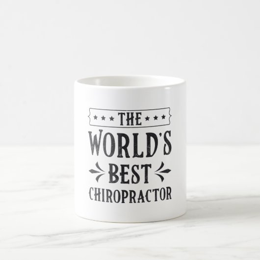 The World's Best Chiropractor Chiropractic Spine Koffiemok (Center)