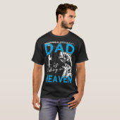 The World's Greatest Dad Is Fishing In Heaven For T-shirt (Voorkant volledig)
