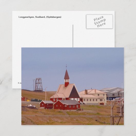 The world's northernmost church briefkaart (Voorkant / Achterkant)