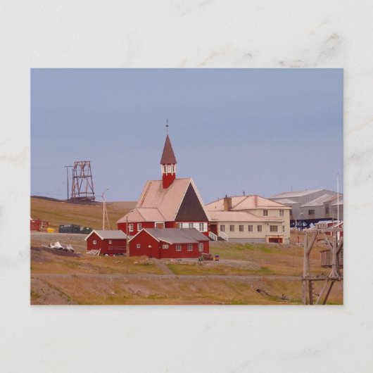 The world's northernmost church briefkaart (Voorkant)