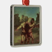The Wrestlers, 1853 Metalen Ornament (Rechts)
