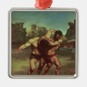 The Wrestlers, 1853 Metalen Ornament
