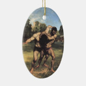 The Wrestlers Keramisch Ornament (Rechts)