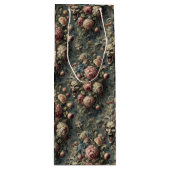 🌿 The Wretching Wreath – Gothic Victoriaans Wijn Cadeautas (Voorkant)