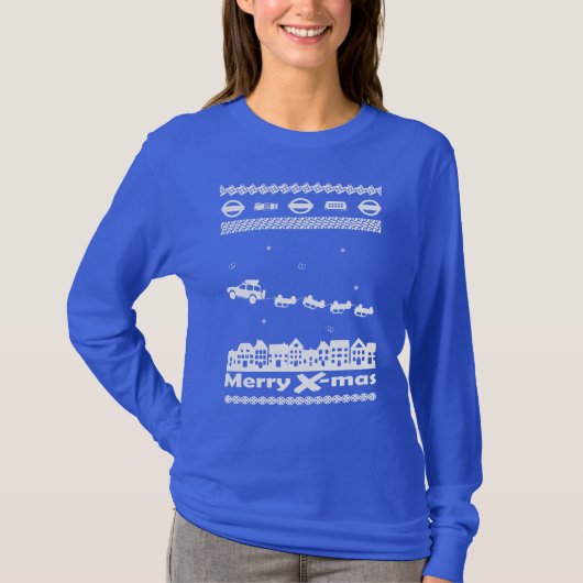 The X-Mas Ugly Sweater, gedicht (2e gen 2005-2015) T-shirt (Voorkant)