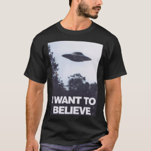 The XFiles I Wanto Believe grappig T-shirt