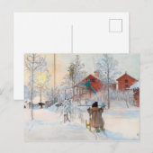 The Yard and Washhouse, 1895, door Carl Larsson Briefkaart (Voorkant / Achterkant)