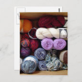 The Yarn Collector's Box Briefkaart (Voorkant / Achterkant)