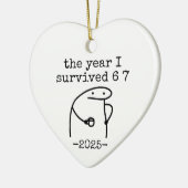 The Year I Survived 6 7 Keramisch Ornament (Links)