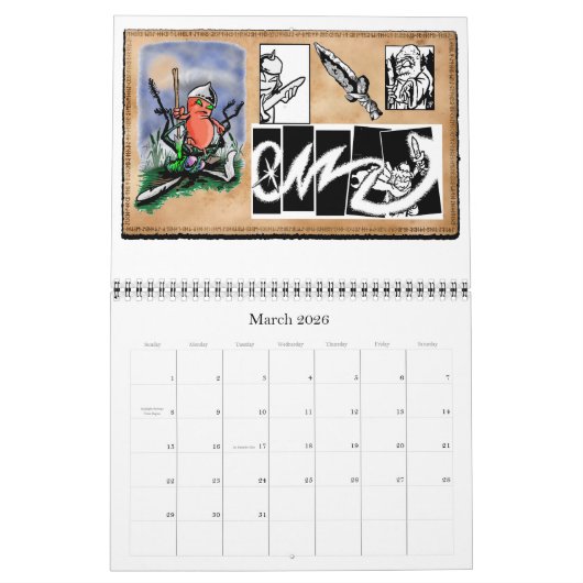 The Year of BEAN! Calendar Kalender (Mar 2026)