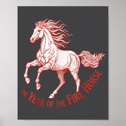 The Year Of The Fire Horse 2026 Celebration Poster (Voorkant)