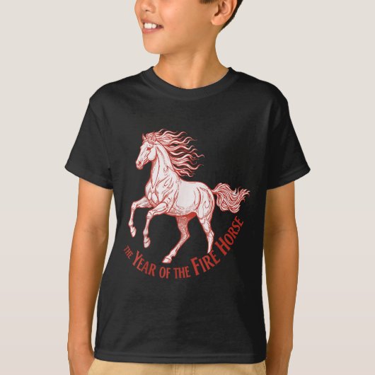 The Year Of The Fire Horse 2026 Celebration  T-shirt (Voorkant)
