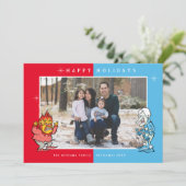 THE YEAR WITHOUT A SANTA CLAUS™ | Prettig feest Feestdagenkaart (Staand voorkant)