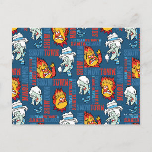 THE YEAR WITHOUT A SANTA CLAUS™ Sneeuwstad Showdow Feestdagenkaart