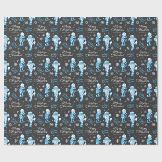 THE YEAR WITHOUT A SANTA CLAUS™ Snow Miser Pattern Cadeaupapier (Vlak)