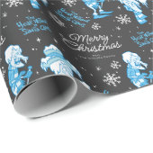 THE YEAR WITHOUT A SANTA CLAUS™ Snow Miser Pattern Cadeaupapier (Rol Hoek)