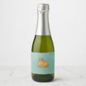 The Yellow Cat Sparkling Wijnetiket (Voorkant)