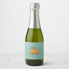 The Yellow Cat Sparkling Wijnetiket