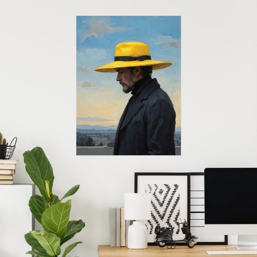 The Yellow Hat Poster (Thuiskantoor)
