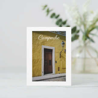 The Yellow House, Campeche, Mexico Feestdagenkaart